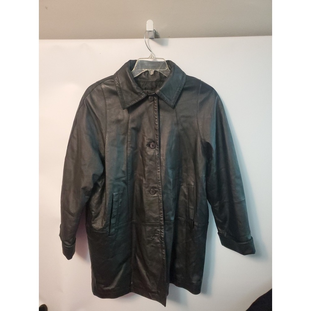 Marc Mattis Women's Size Medium Leather Jacket Black